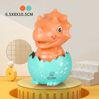 HKM-336787 Dinosaur Egg Press and Go Toy Car - Mini Inertia Friction Pull Back Vehicle for Kids