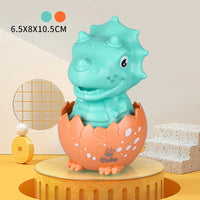 HKM-336787 Dinosaur Egg Press and Go Toy Car - Mini Inertia Friction Pull Back Vehicle for Kids