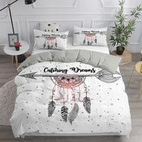 HKM-336851 Bohemian Printed Soft Down Quilt Cover Set for Girls - 2-Piece Bedding Sets in Multiple Sizes