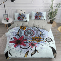HKM-336851 Bohemian Printed Soft Down Quilt Cover Set for Girls - 2-Piece Bedding Sets in Multiple Sizes