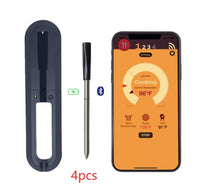 HKM-337043 Bluetooth Barbecue Thermometer Probe with Dual Temperature Detection and APP Control