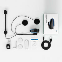 HKM-337427 Low Energy Bluetooth Helmet Headset with 450mAh Battery and 10-Hour Runtime
