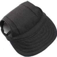 HKM-337555 Camouflage Canvas Dog Baseball Cap - Sun Protection Hat for Outdoor Activities