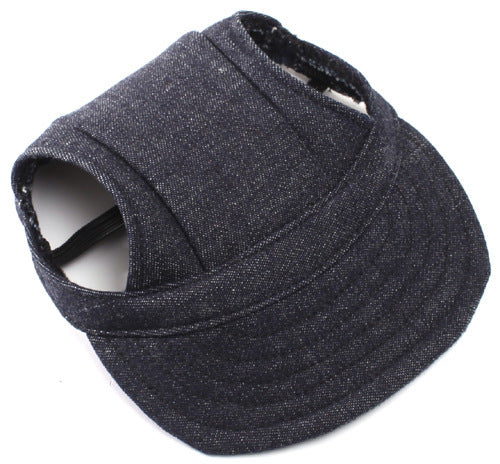 HKM-337555 Camouflage Canvas Dog Baseball Cap - Sun Protection Hat for Outdoor Activities