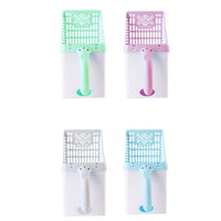 HKM-337619 Integrated Cat Litter Scoop Set - Durable ABS + PP Resin, Multiple Colors available