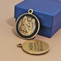 HKM-337683 Custom Metal Anti-Lost Dog Tag for Pets with Engraved Lettering