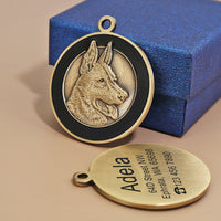 HKM-337683 Custom Metal Anti-Lost Dog Tag for Pets with Engraved Lettering