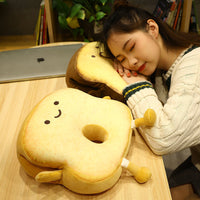 HKM-337747 Cozy Cotton Nap Pillow for Kids - Fun Food Designs, 35x30x10cm