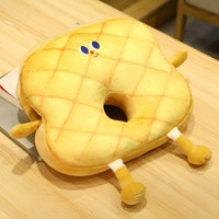 HKM-337747 Cozy Cotton Nap Pillow for Kids - Fun Food Designs, 35x30x10cm