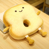 HKM-337747 Cozy Cotton Nap Pillow for Kids - Fun Food Designs, 35x30x10cm