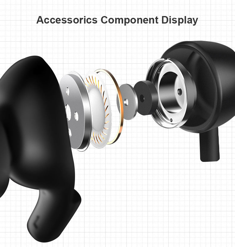 HKM-337747 Magnetic Wireless Bluetooth Headphones with Stereo Sound