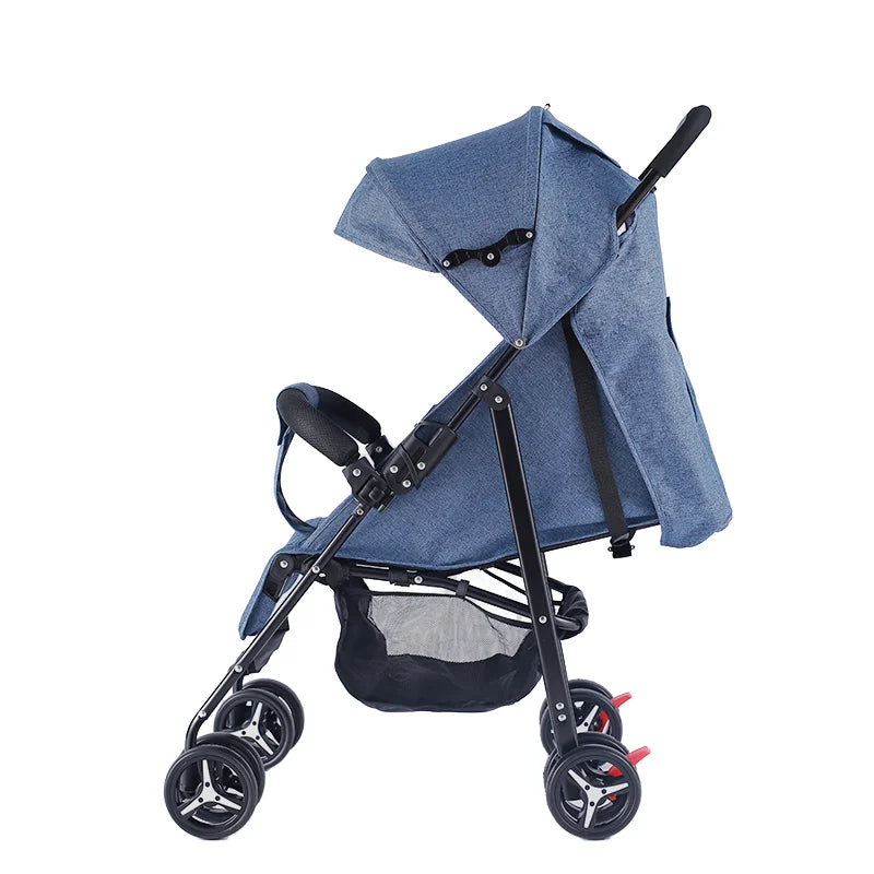 KTX-337875 3-in-1 Lightweight Baby Stroller with 5-Point Safety Belt, Foldable Design for Kids of All Ages