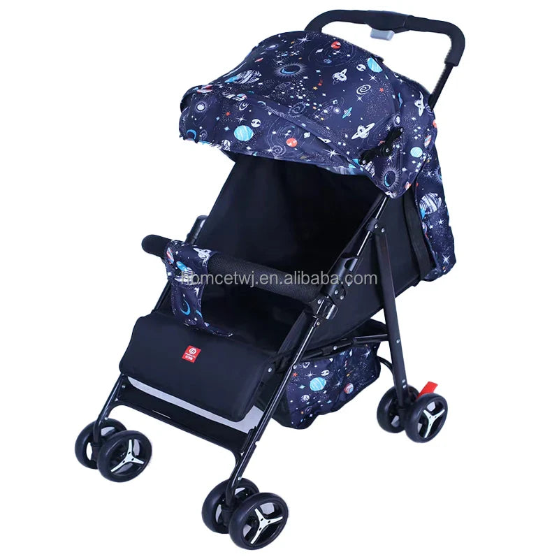 KTX-337875 3-in-1 Lightweight Baby Stroller with 5-Point Safety Belt, Foldable Design for Kids of All Ages