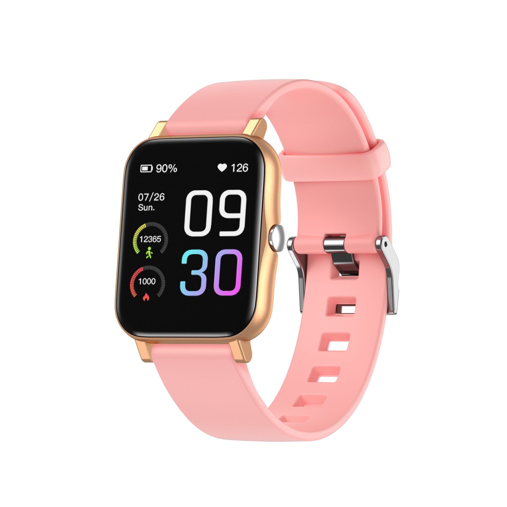 HKM-338195 Smart Watch with Waterproof Design, Heart Rate Monitor, Sleep Tracking, and Sports Features