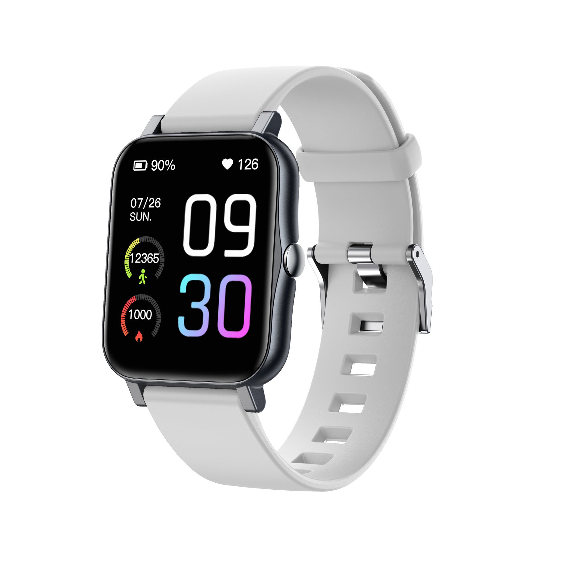 HKM-338195 Smart Watch with Waterproof Design, Heart Rate Monitor, Sleep Tracking, and Sports Features