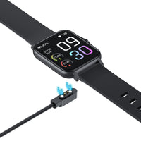 HKM-338195 Smart Watch with Waterproof Design, Heart Rate Monitor, Sleep Tracking, and Sports Features