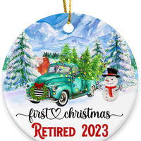 HKM-338451 Christmas Wooden Round Hanging Plaque Decoration - Various Designs for Holiday Parties
