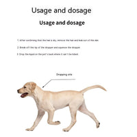 HKM-338515 Abamectin Drops for Pets - Flea & Pest Prevention for Cats and Dogs (3 Pieces)