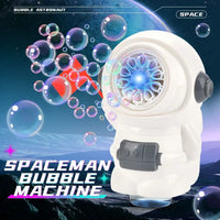 HKM-338515 Astronaut Bubble Machine with 10 Holes for Kids - Summer Outdoor Fun