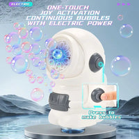 HKM-338515 Astronaut Bubble Machine with 10 Holes for Kids - Summer Outdoor Fun