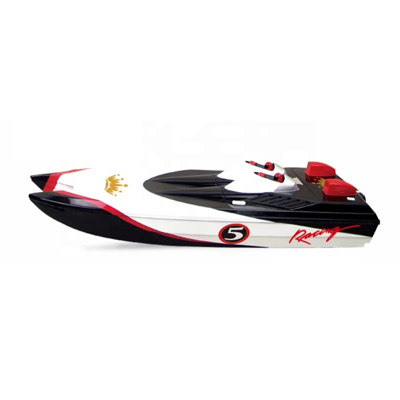 HKM-338643 High-Speed Remote Control Water Speedboat Toy for Kids, Battery-Powered Electric Boat Model