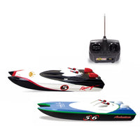 HKM-338643 High-Speed Remote Control Water Speedboat Toy for Kids, Battery-Powered Electric Boat Model