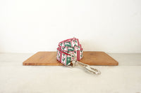 HKM-338835 Christmas Deer Light Gold Soft Collar and Leash Set for Dogs - XS to XL