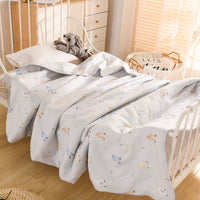 HKM-338835 Cotton Double-Layer Antibacterial Air Conditioning Quilt in Playful Designs