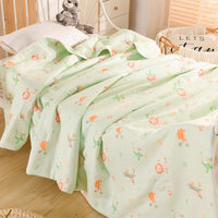 HKM-338835 Cotton Double-Layer Antibacterial Air Conditioning Quilt in Playful Designs