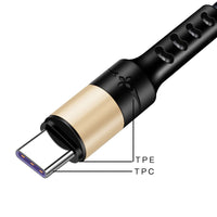 HKM-339027 3-in-1 Nylon Braided Data Cable with TPE Cover and Customizable Colors