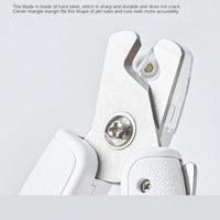 HKM-339027 LED Pet Nail Clipper with Built-in File and Safety Baffle for Easy and Precise Trimming