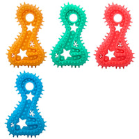 HKM-339283 Durable Rubber Chew Toy for Small Dogs - Teeth Cleaning and Training Essential