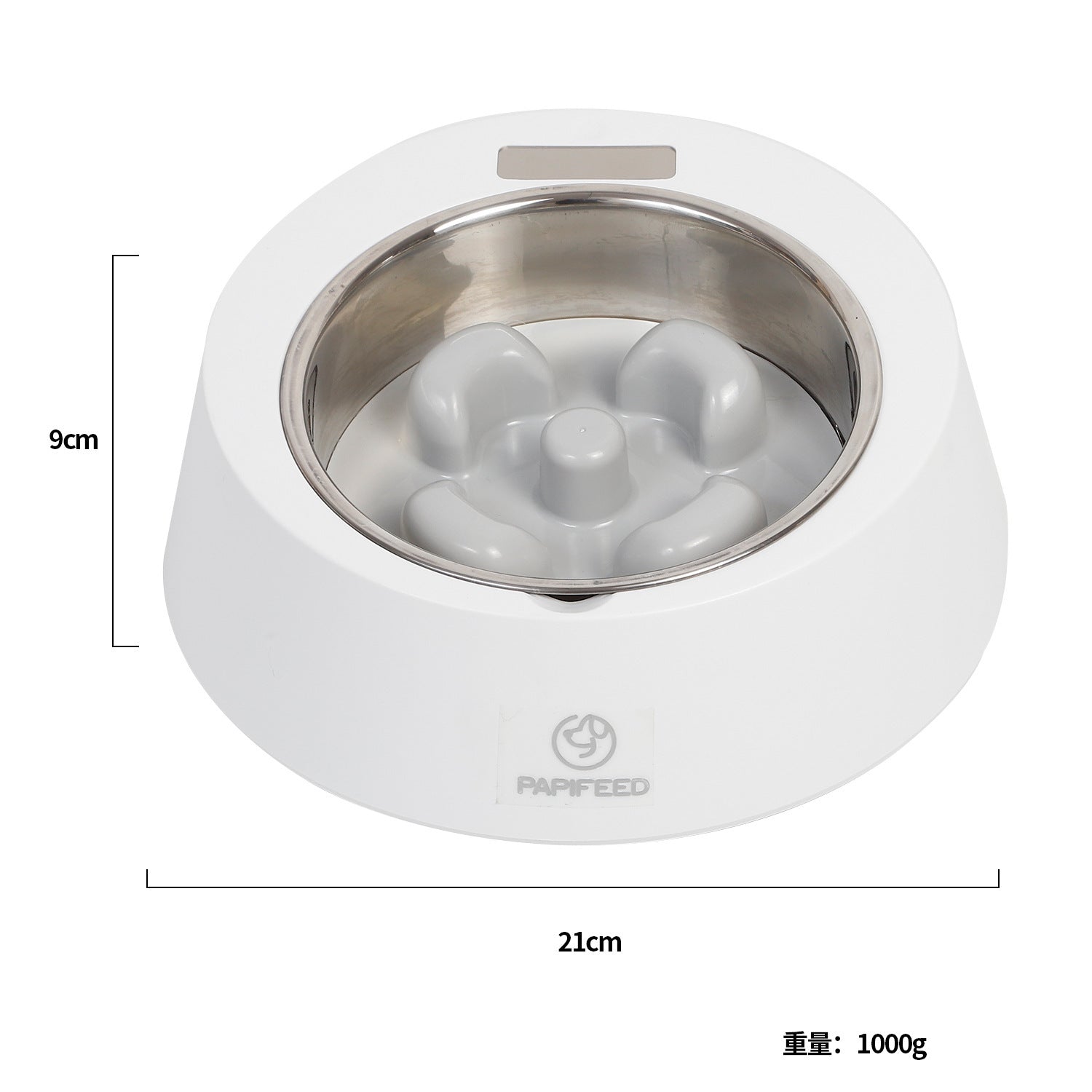 HKM-339347 Smart Pet Food Scale Bowl – Intelligent Weighing Bowl for Dogs and Cats with Detachable Spoon and LED Display