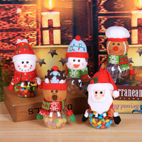 HKM-339603 Cute Christmas Candy Jar with Festive Lids for Treats and Gifts