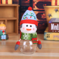 HKM-339603 Cute Christmas Candy Jar with Festive Lids for Treats and Gifts