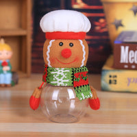 HKM-339603 Cute Christmas Candy Jar with Festive Lids for Treats and Gifts