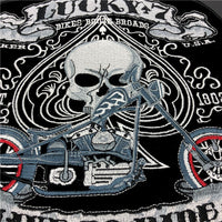 HKM-339667 Skull Design Embroidered Cloth Sticker for Accessories and Apparel