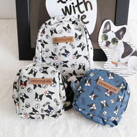 HKM-339795 Bullfight Print Pet Backpack for Small and Large Dogs - Multiple Size Options Available
