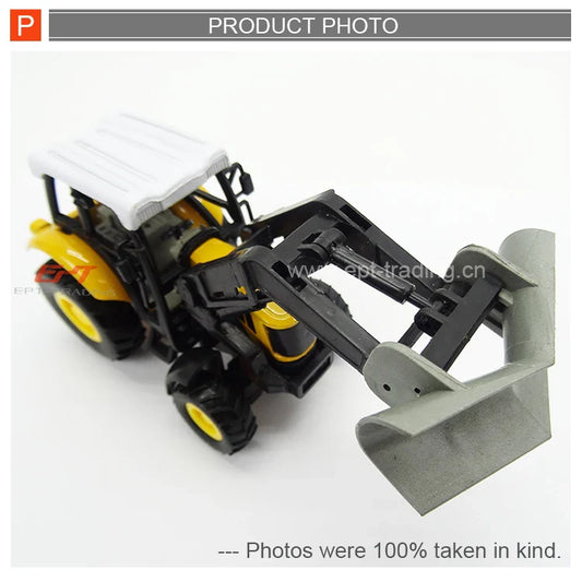 HKM-339795 Miniature Metal Diecast Farm Tractor Truck Pull Back Toy for Kids 2-7 Years