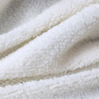 HKM-339795 Winter Thick Double-Layer Printed Cotton Fleece Blanket with Hood - Puppy Series