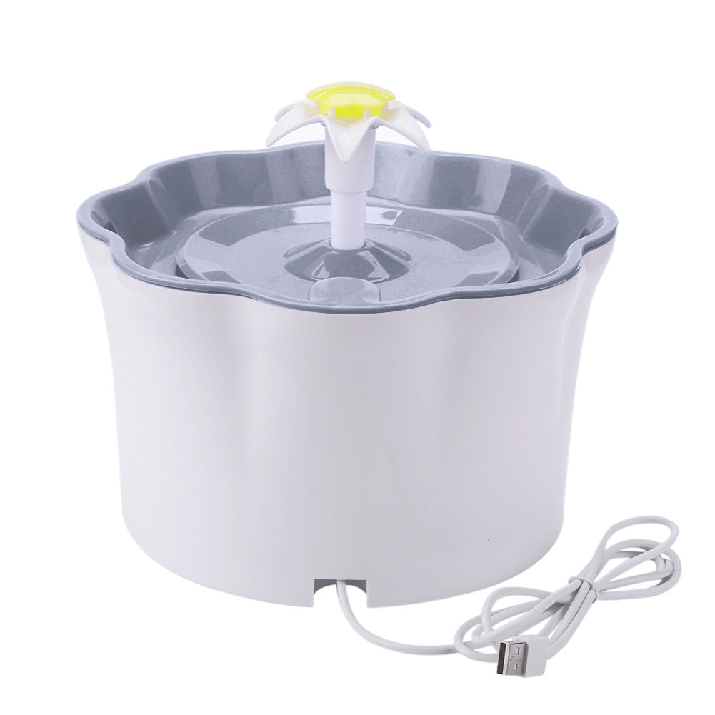 HKM-339859 Pet Water Fountain with 2.6L Capacity, PP Resin, Cotton Filter & Activated Carbon