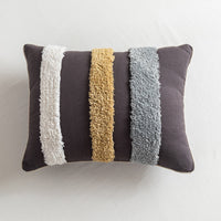 HKM-340051 Three-Dimensional Cotton Tufted Pillowcase with Invisible Zipper and Easy Care Instructions