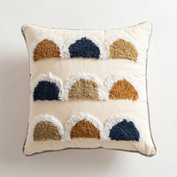 HKM-340051 Three-Dimensional Cotton Tufted Pillowcase with Invisible Zipper and Easy Care Instructions