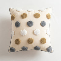 HKM-340051 Three-Dimensional Cotton Tufted Pillowcase with Invisible Zipper and Easy Care Instructions