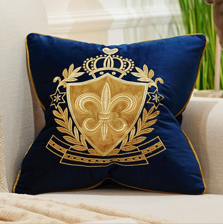HKM-340115 European Style Cartoon Contrast Cushion Cover with PP Cotton Filling