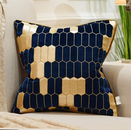 HKM-340115 European Style Cartoon Contrast Cushion Cover with PP Cotton Filling