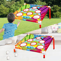 HKM-340243 Outdoor Sandbag Board Throwing Game for Kids - Interactive Parent-Child Sports Set