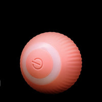 HKM-340435 Self-Playing Cat Teaser Ball - Smart Rolling Toy in Pink or Blue, USB-C Rechargeable