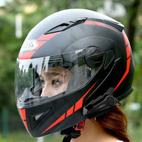 HKM-340883 Bluetooth Motorcycle Headset Intercom E1 - Long Range Communication, IPX6 Waterproof, 800mAh Battery