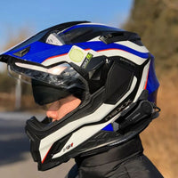 HKM-340883 Bluetooth Motorcycle Headset Intercom E1 - Long Range Communication, IPX6 Waterproof, 800mAh Battery